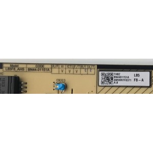 FUENTE DE PODER PARA TV SAMSUNG / NUMERO DE PARTE BN4401151A / L85F8_AHS / BN44-01151A / PANEL CY-QA085FHSV1H / DISPLAY T850QVN03.E / BN96-52431A / MODELO QN85LS03AAFXZA AA03	